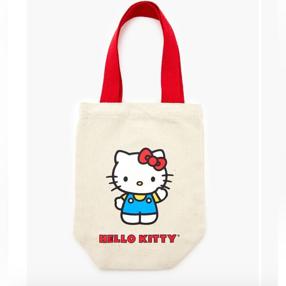 New hello kitty small canvas tote